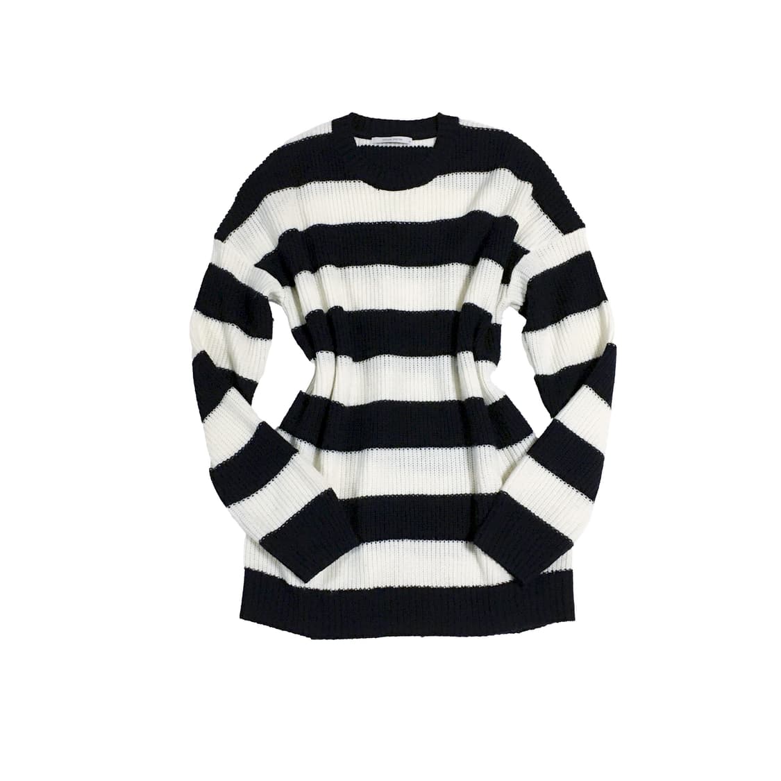 오버핏 스트라이프 니트 오네갸루 상품이미지1