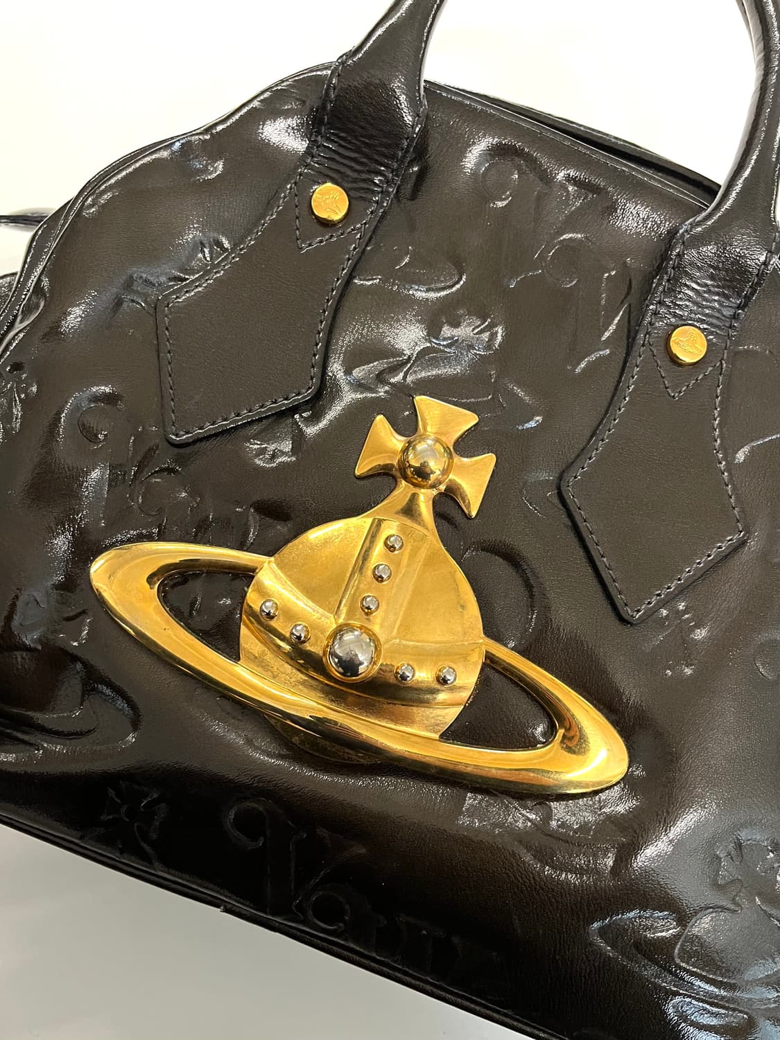 비비안웨스트우드 빅오알비 미니 페이던트 레더백 상품이미지4