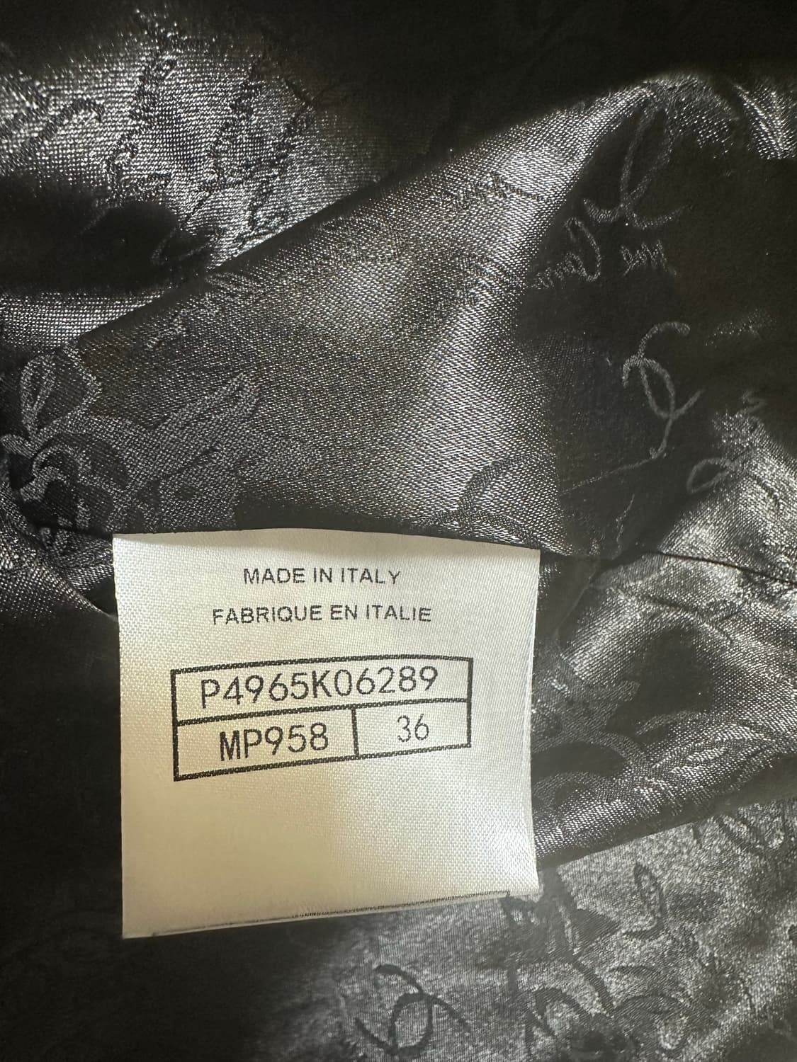 샤넬 블랙 화이트 트위드 울미니 스커트 정품 상품이미지8