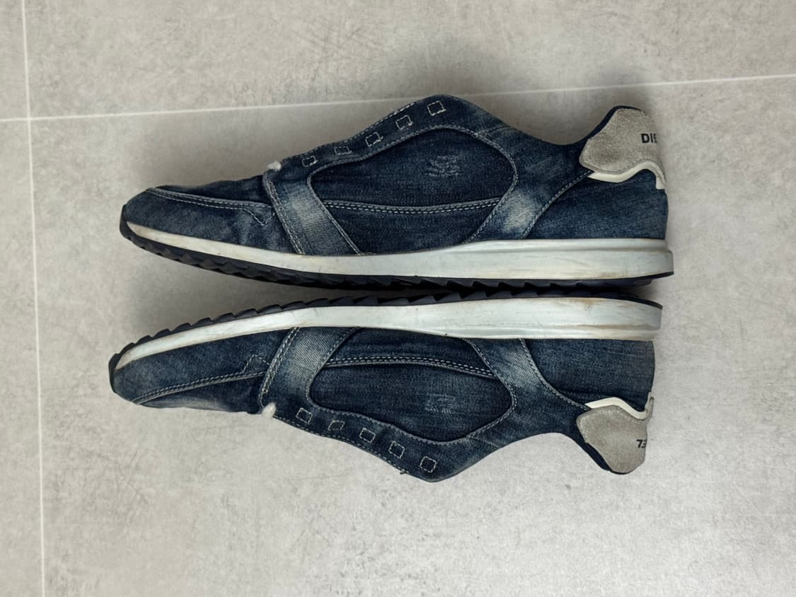 디젤 워싱 데님 스니커즈 285 상품이미지4