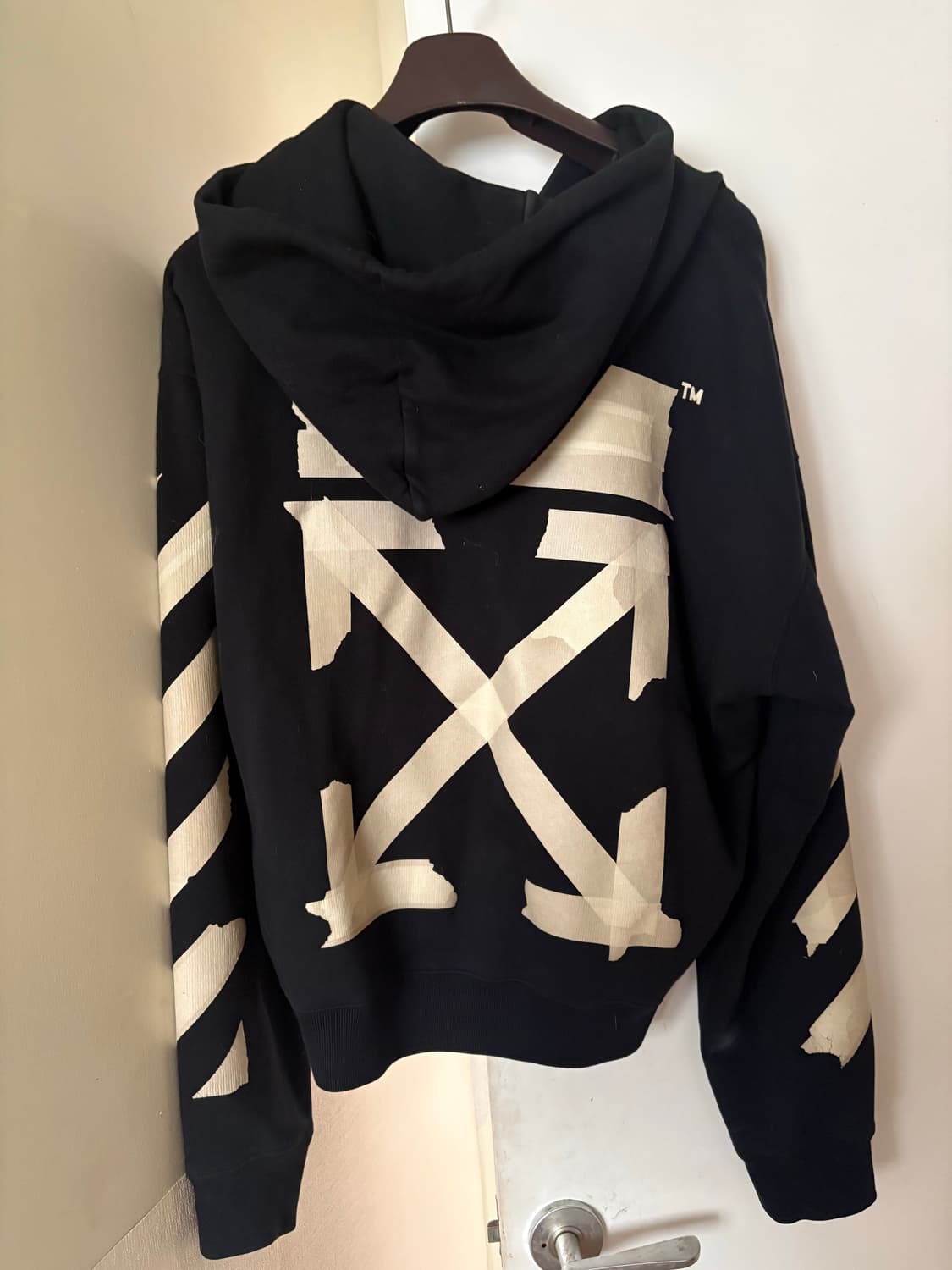 오프화이트 테이프 애로우 후드 판매 상품이미지2