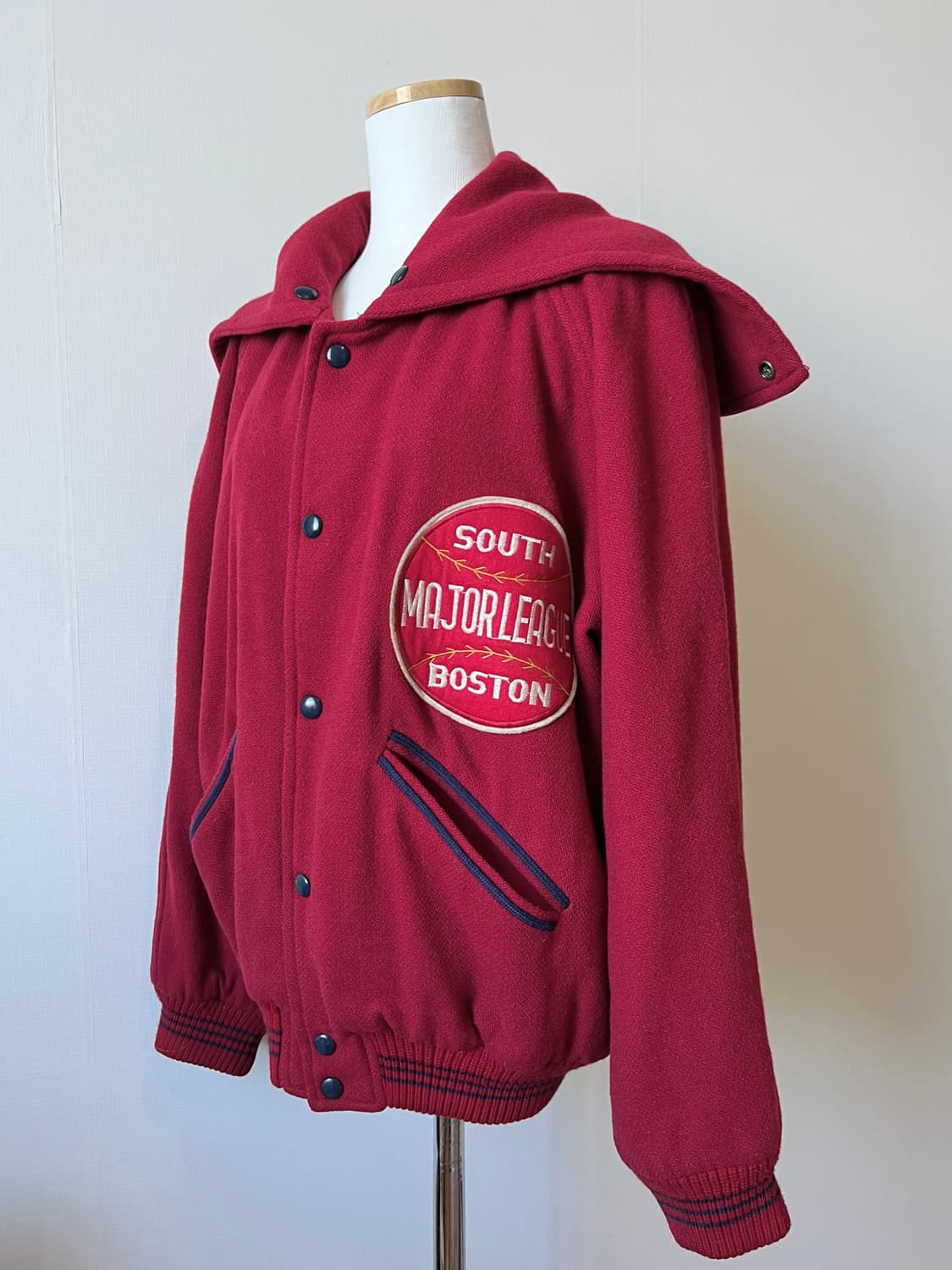 red varsity jacket 상품이미지1