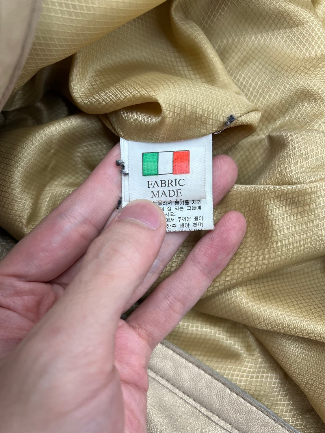 빈티지 램스킨 롱 레더자켓 상품이미지5