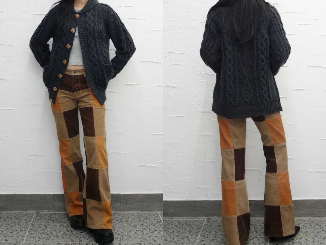 navy cable cardigan 상품이미지4