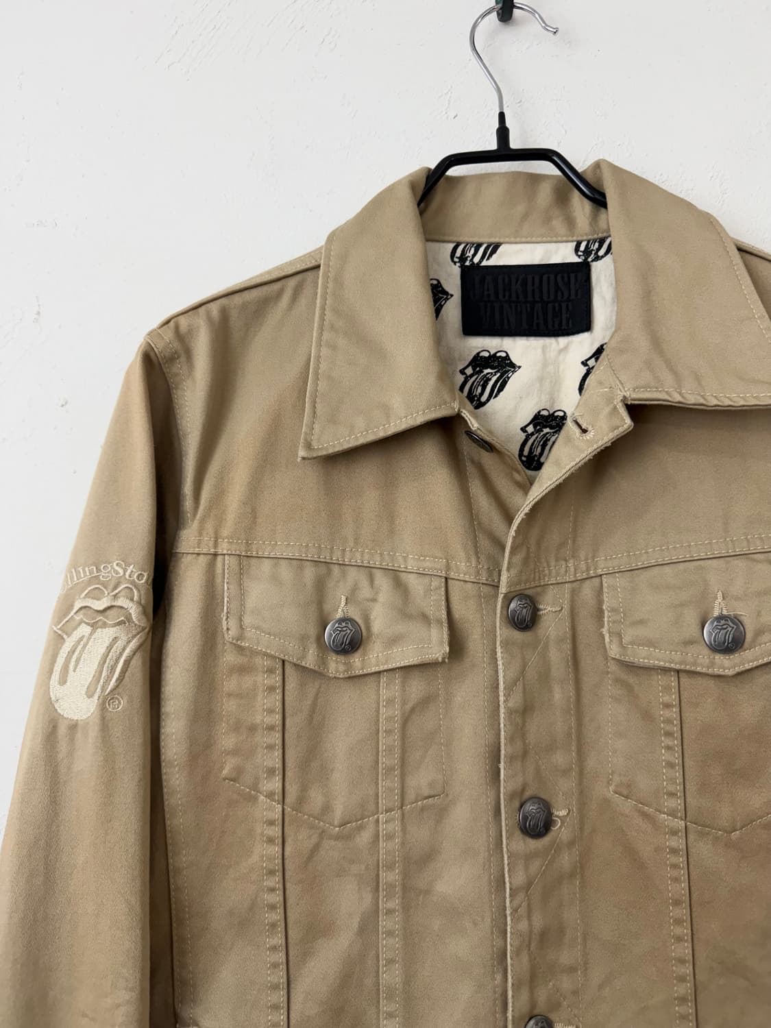 잭로즈 x 롤링스톤즈 트러커 자켓 상품이미지3