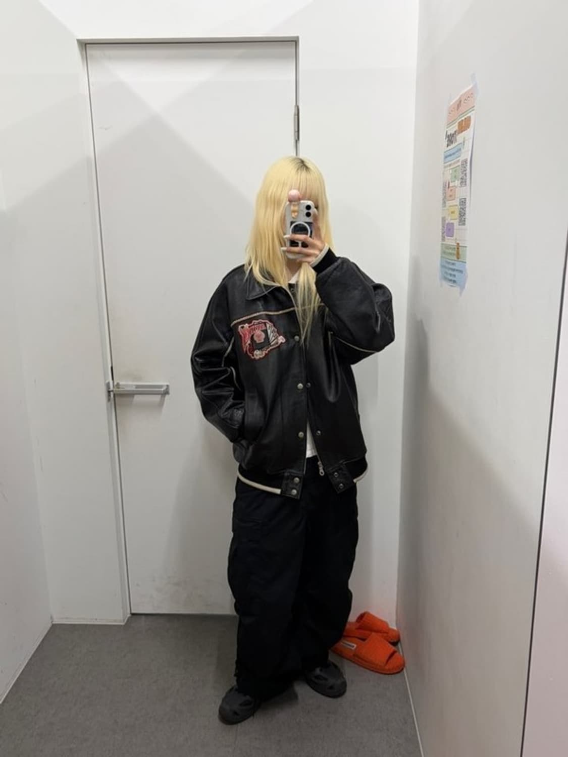 아비렉스 킹 카지노 레더 바시티 자켓 상품이미지8