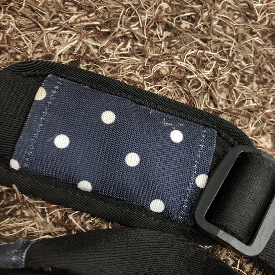 미치코런던 네이비 도트 땡땡이 폴카닷 더플백 상품이미지3