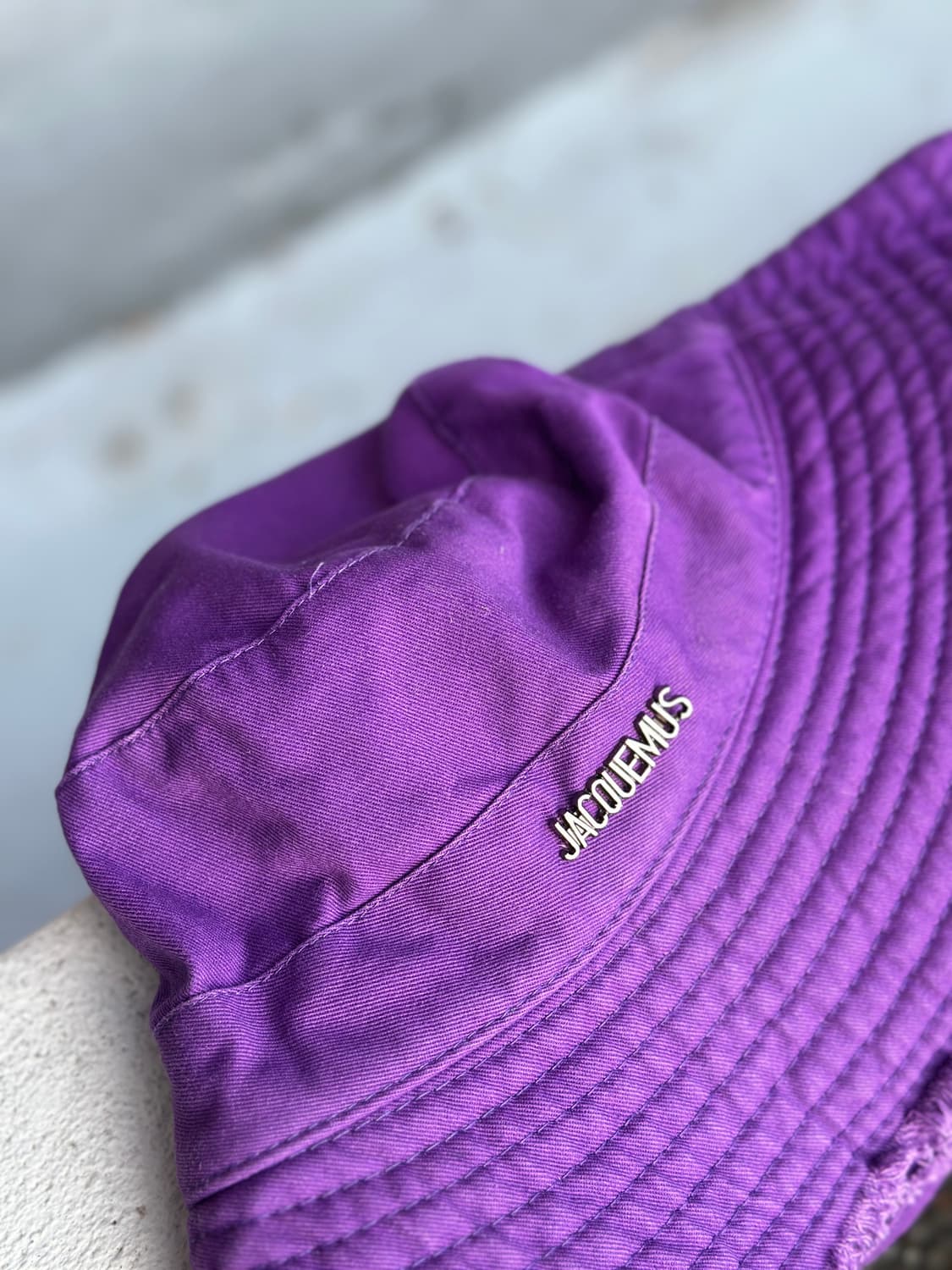 [S-M] 자크뮈스 르 밥 아티초크 버킷햇 퍼플 모자 상품이미지2