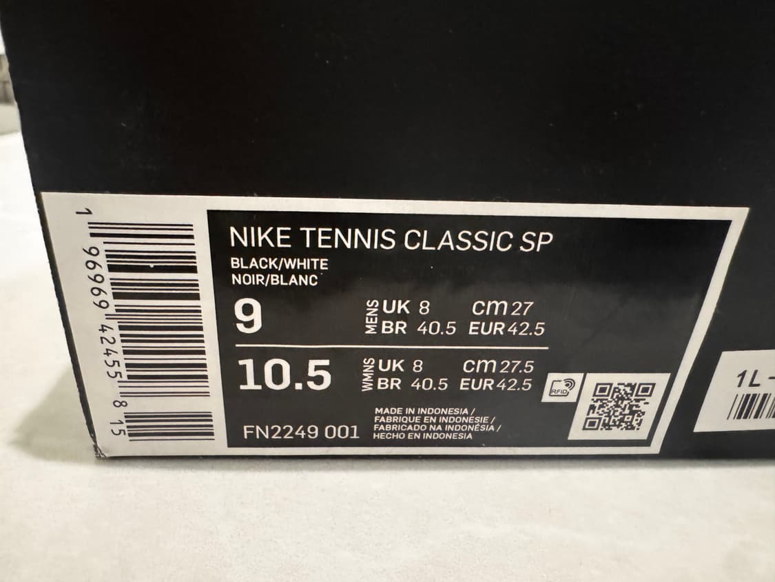 나이키 꼼데가르송 테니스 sp2 270mm 상품이미지3