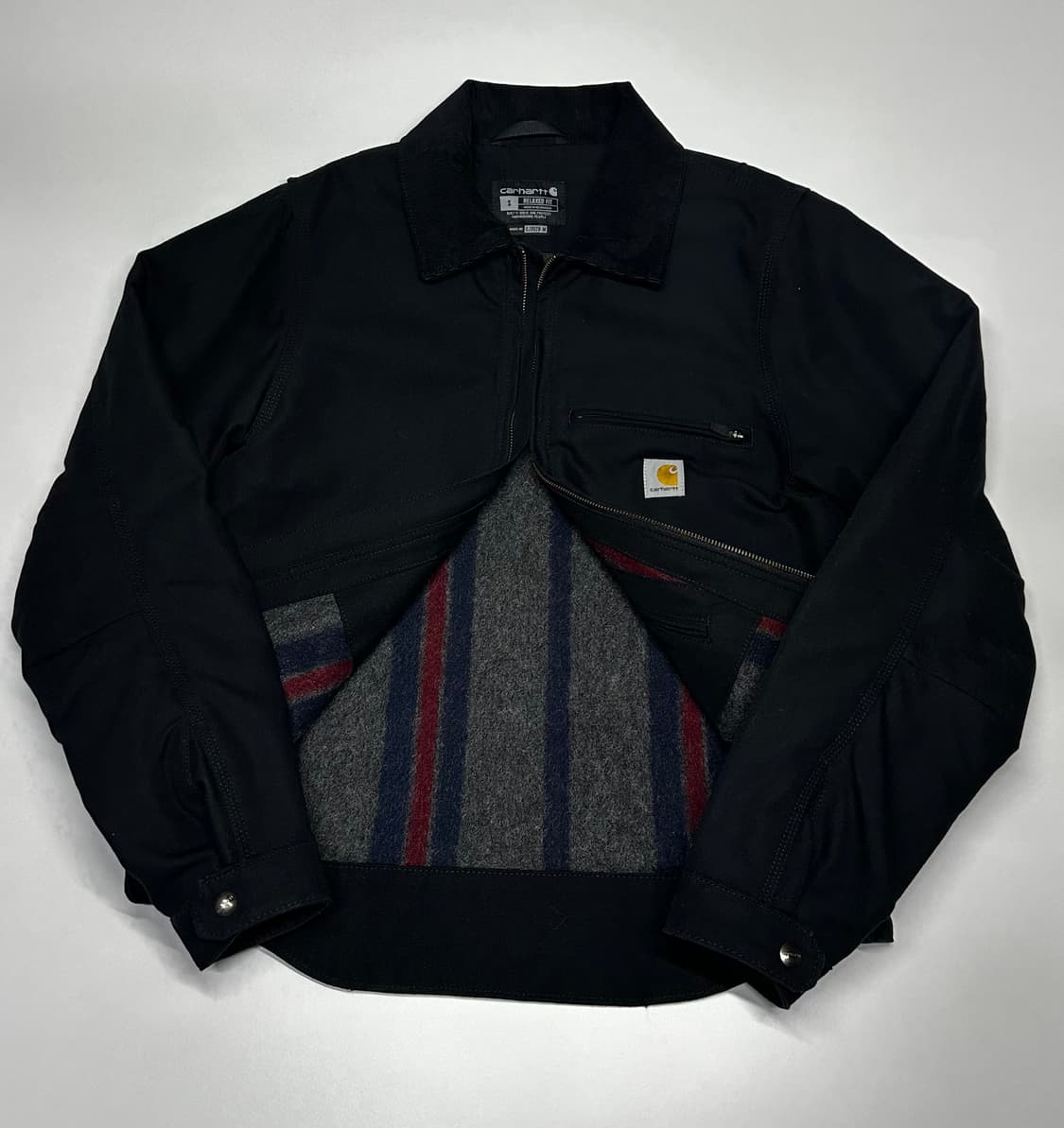 칼하트 블랙 디트로이트 자켓 S 상품이미지2