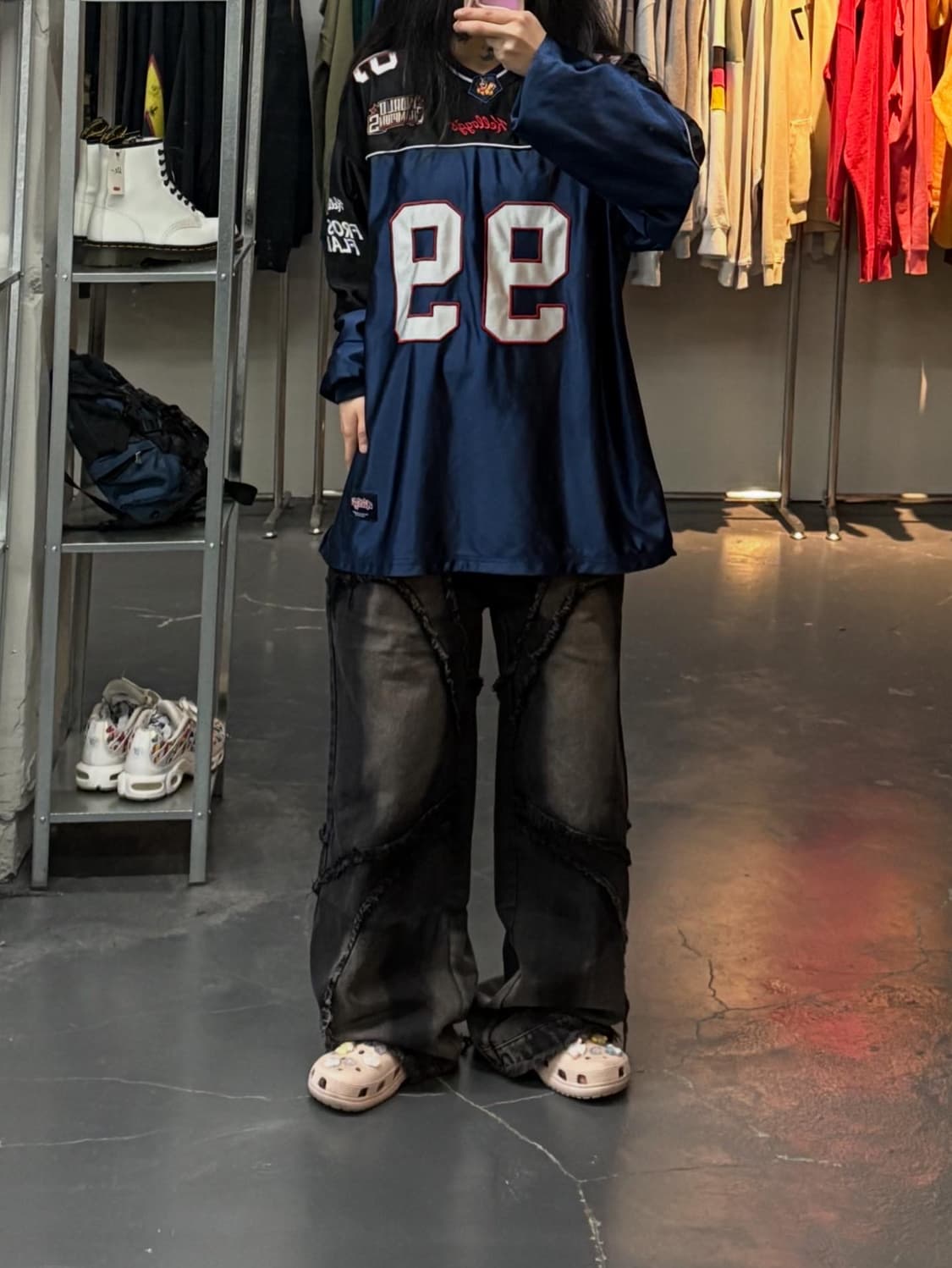 위캔더스 X 켈로그 풋볼 네이비 져지 A3009 상품이미지1