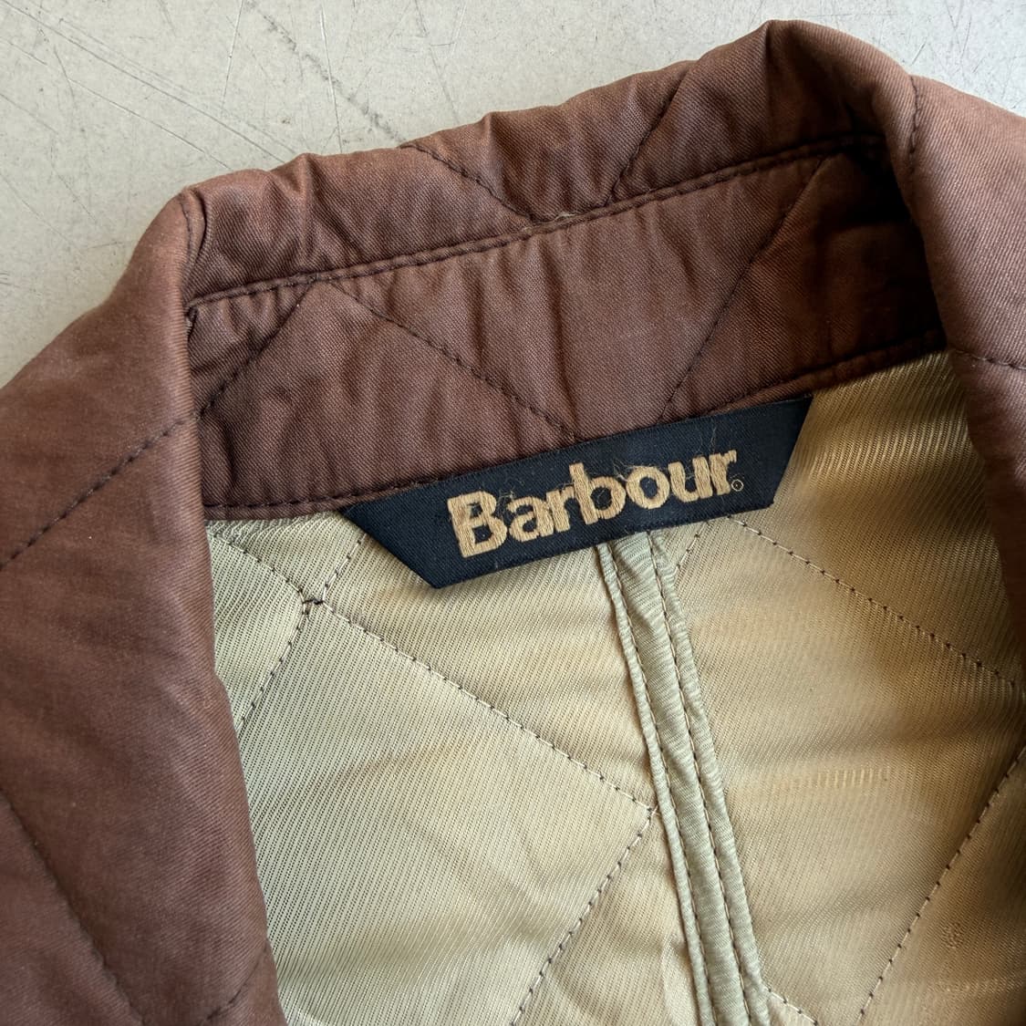 바버 브라운 퀼팅 자켓 상품이미지6