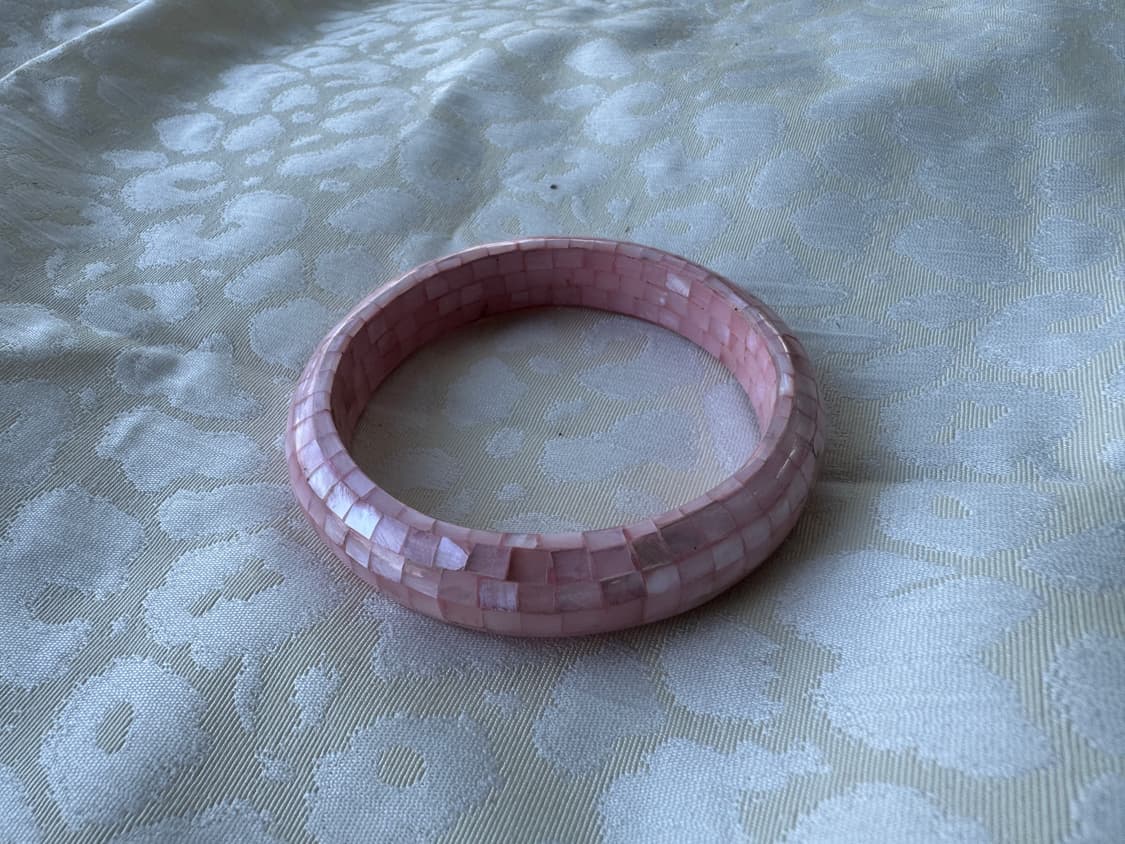Mother of pearl bangle (pink) 상품이미지1