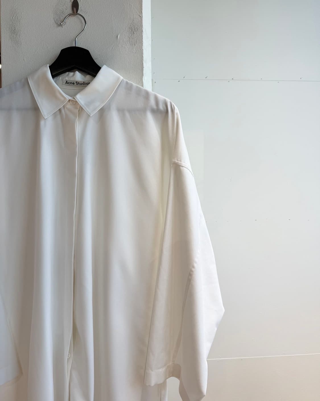 아크네 스튜디오 화이트 폴리에스테르 오버 셔츠  상품이미지4