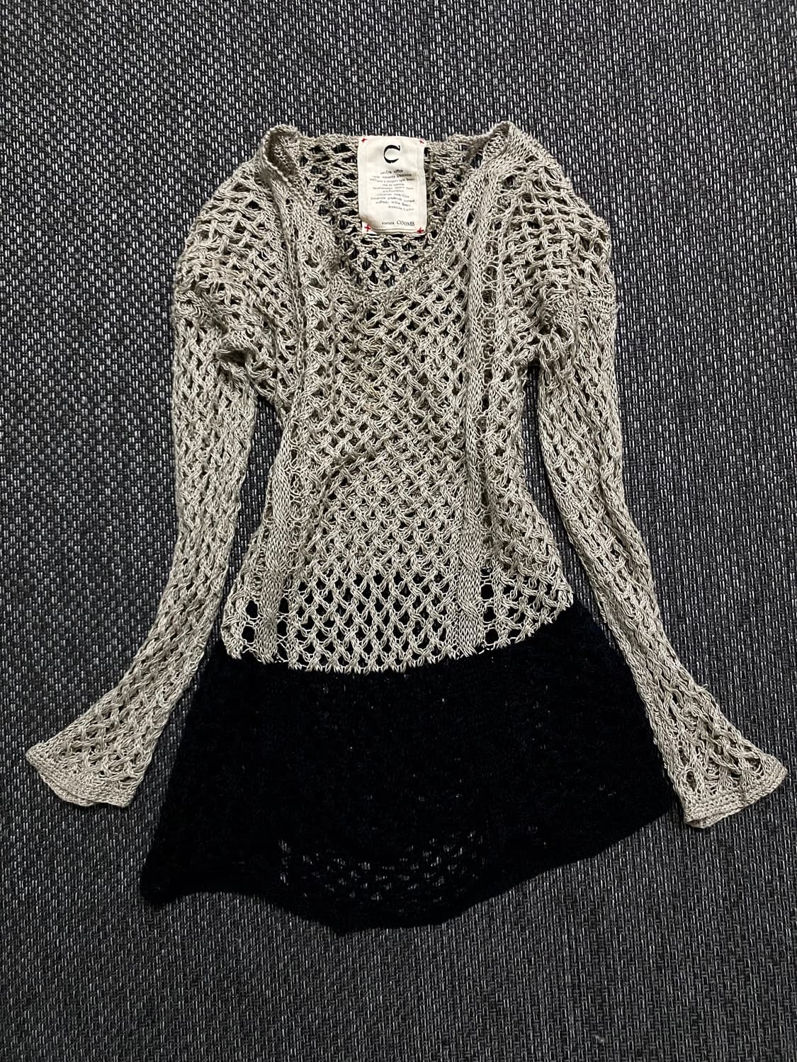 Y2K Grunge Mesh Sleeve 상품이미지3
