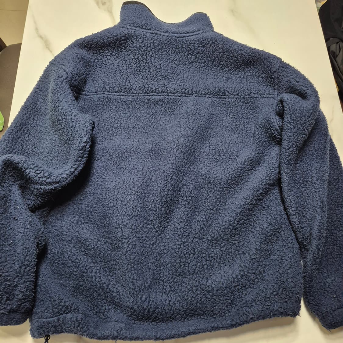 노스페이스 퍼플라벨 플리스 반집업 네이비 L 상품이미지2