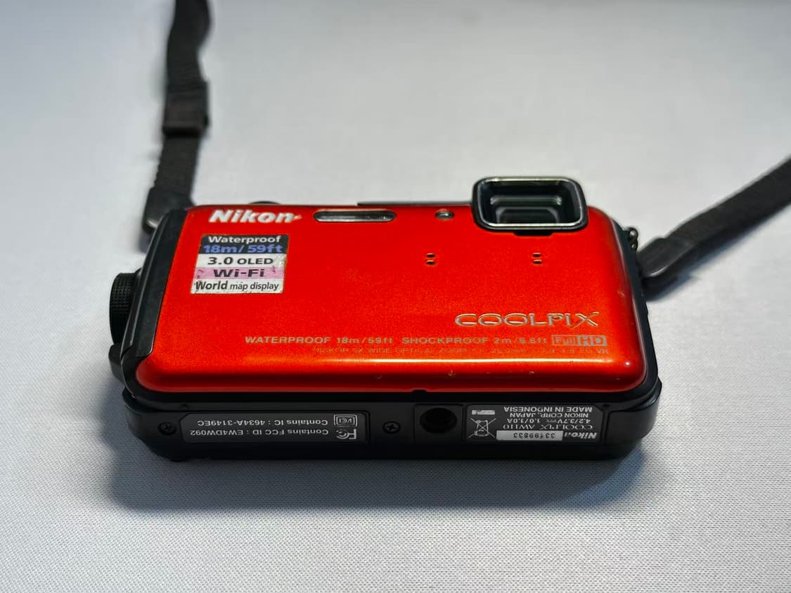 니콘 쿨픽스aw110(aw100) 오렌지 디카 상품이미지2