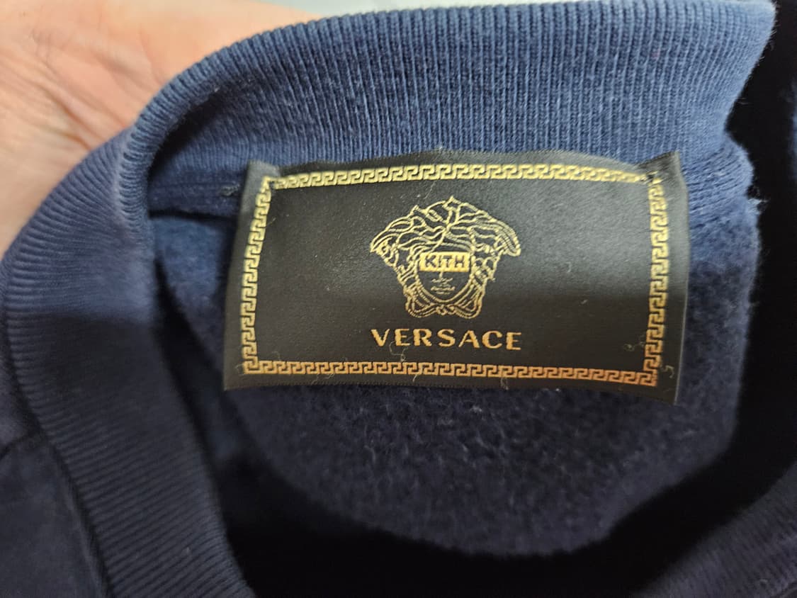 KITH x VERSACE / 키스 x 베르사체 맨투맨 네이비 상품이미지2