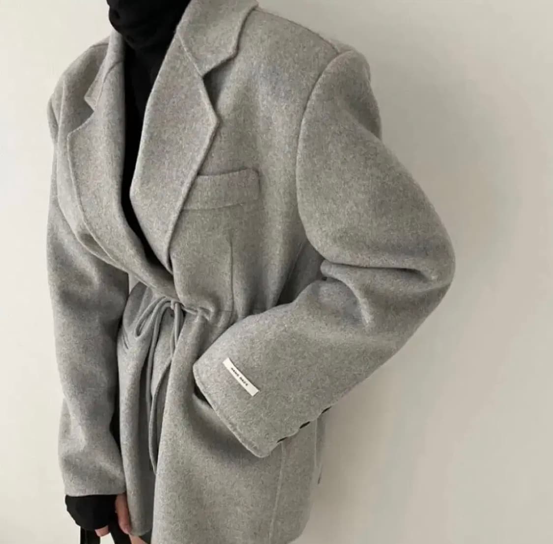 오브더나인 울90 핸드메이드 코트 상품이미지1