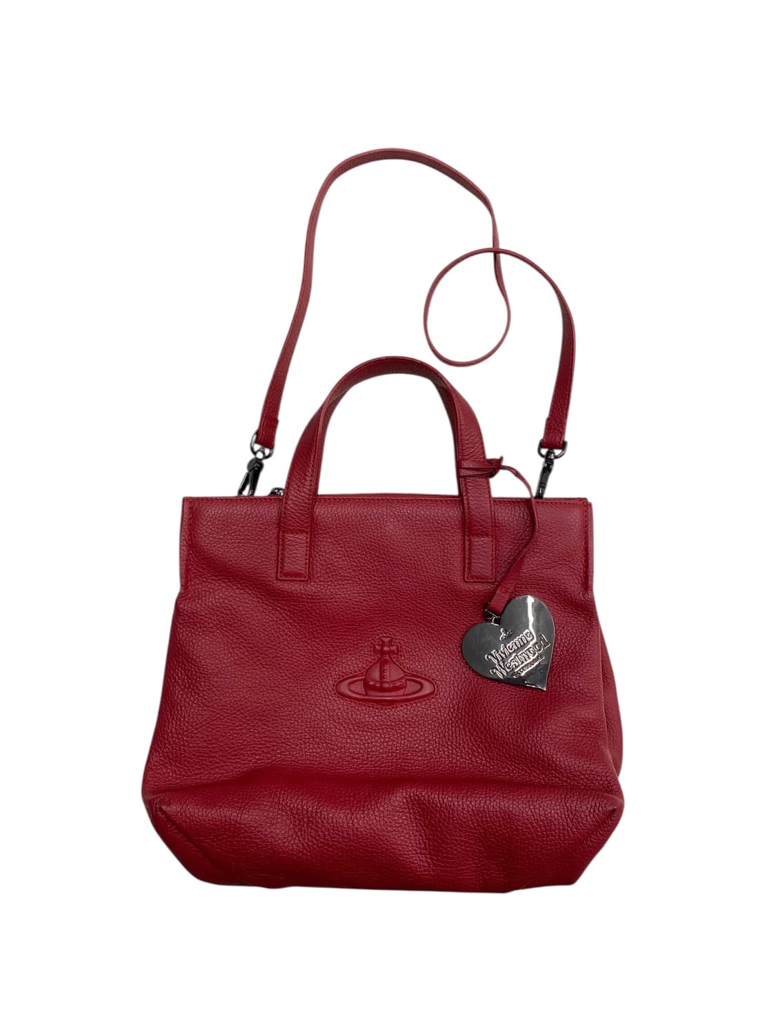 비비안웨스트우드 orb 레드레더백 2way 상품이미지1