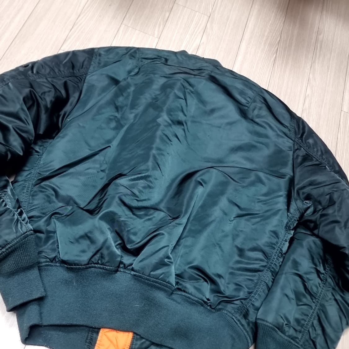 알파 MA-1  청녹색 항공자켓(100-105) 상품이미지5