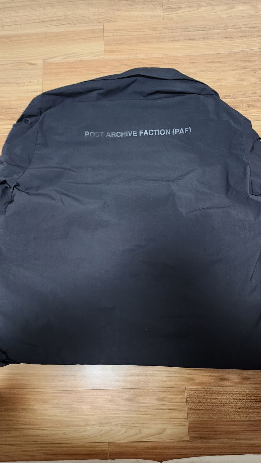 포스트 아카이브 팩션 (파프) 8.0 코치 자켓 라이트 블랙 상품이미지4