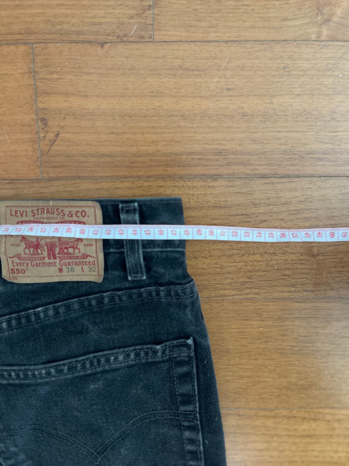 90s 리바이스 550 블랙 데님 팬츠 38x32 상품이미지7