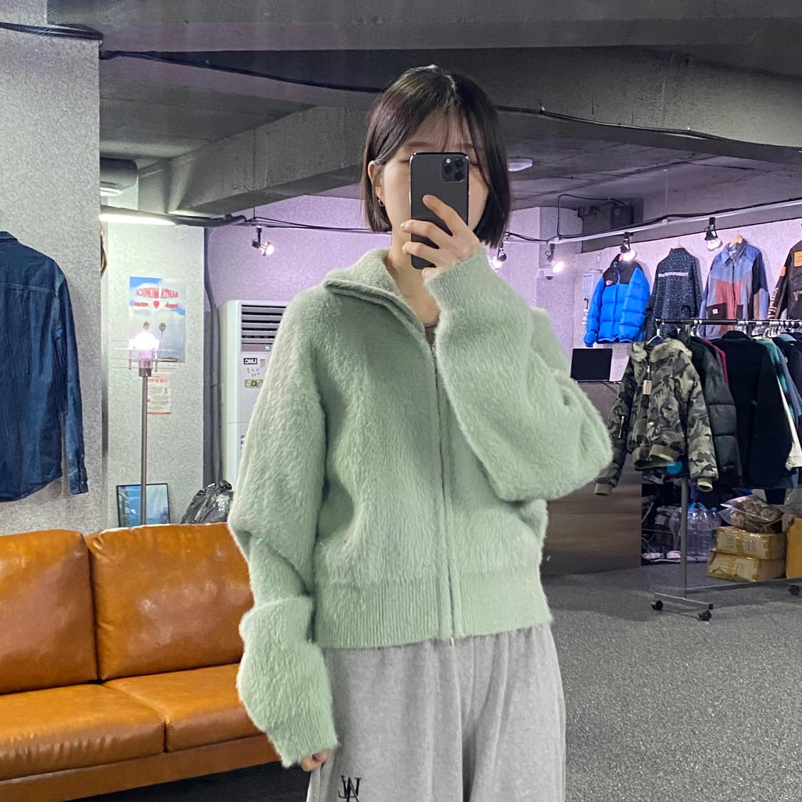 Atelier Nain 투웨이 퍼 자켓 B3726 상품이미지1