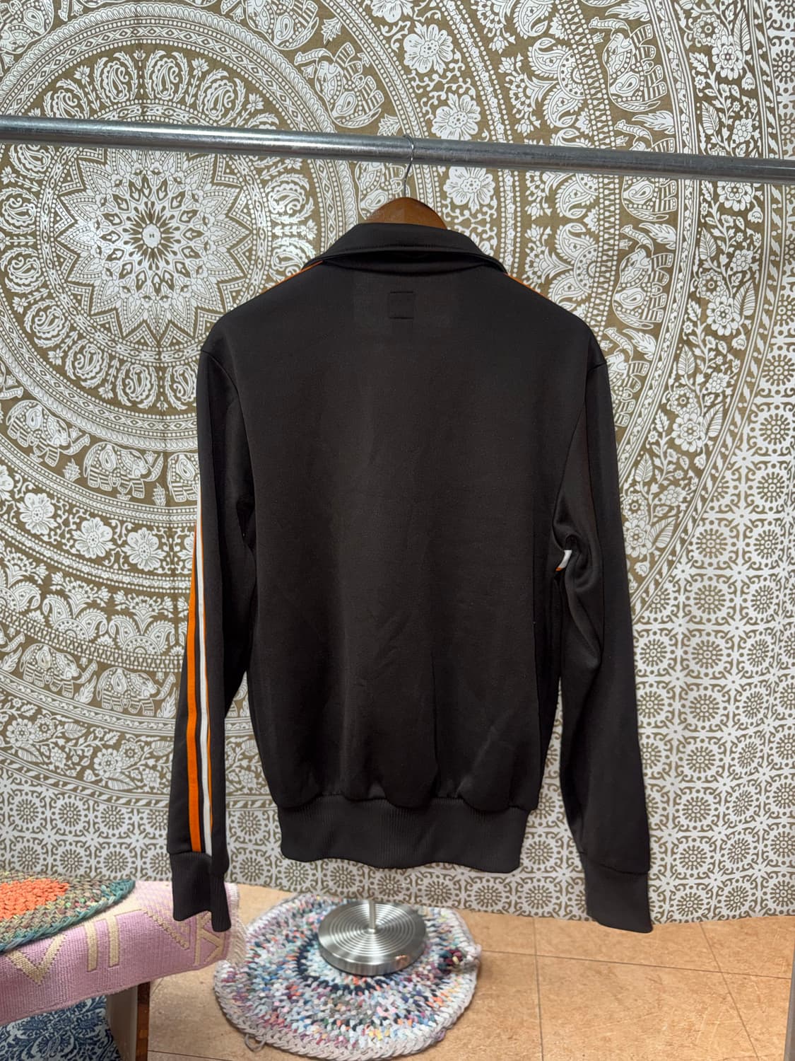 아디다스 오렌지브라운 저지 트랙탑  상품이미지6