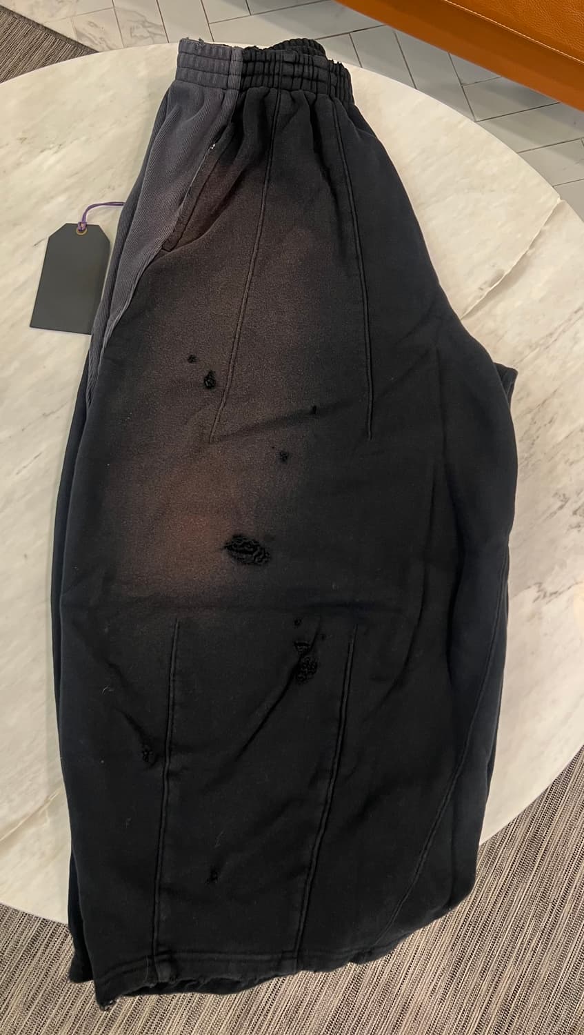 니들스 x 스튜디오스 H.D. 2 스웨트 팬츠 블랙 상품이미지3