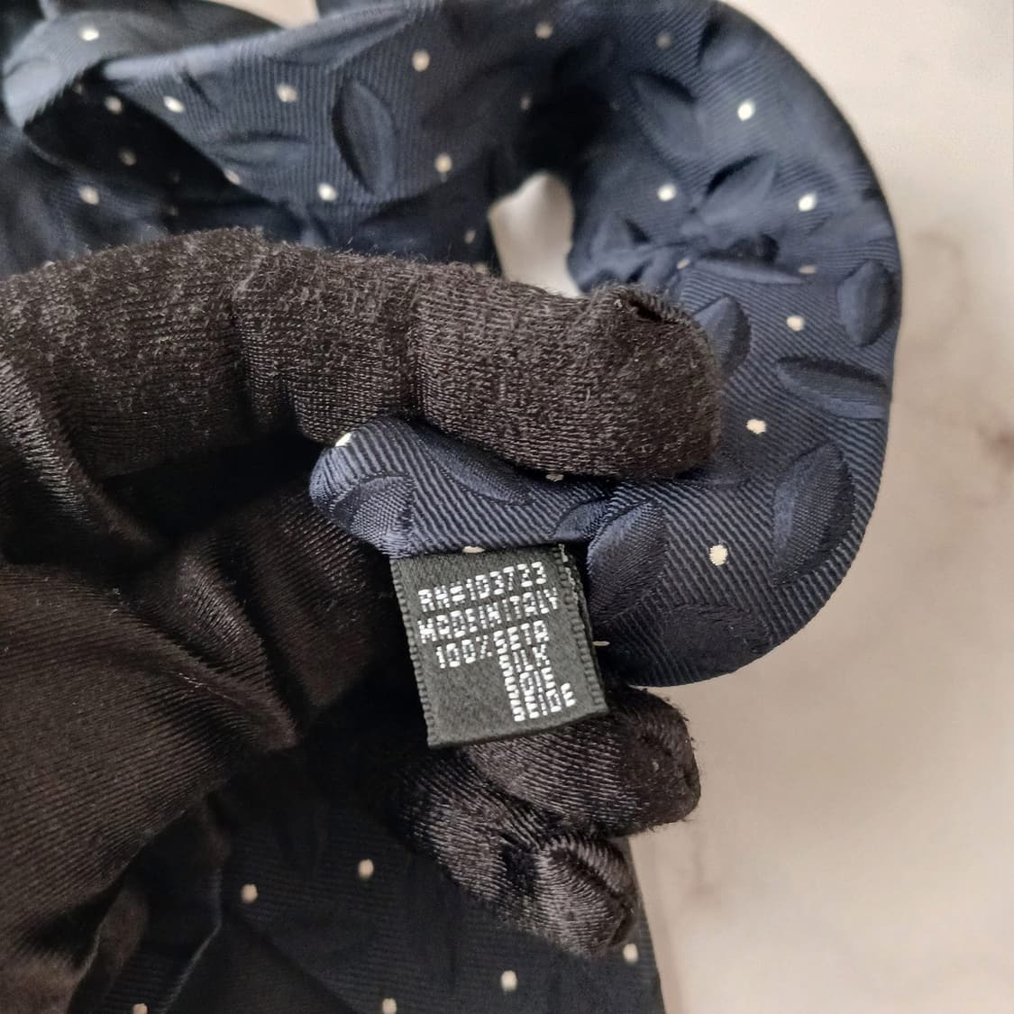 조르지오아르마니 실크 자카드 도트 넥타이 9.6cm A+등급 A18902 상품이미지8