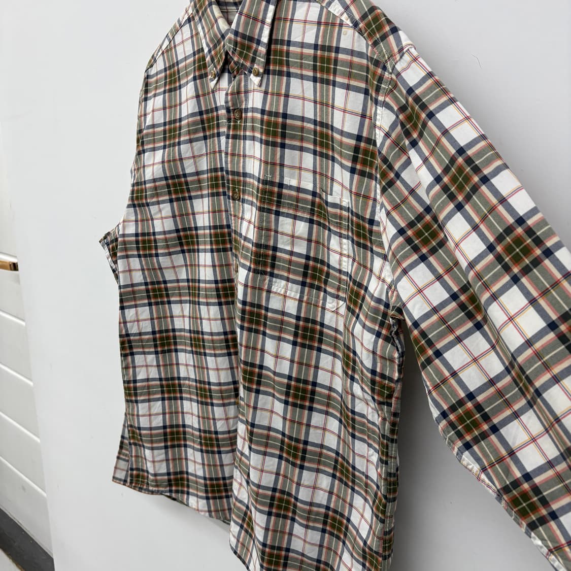 에디바우어 체크 긴팔 셔츠 남성XL 상품이미지3