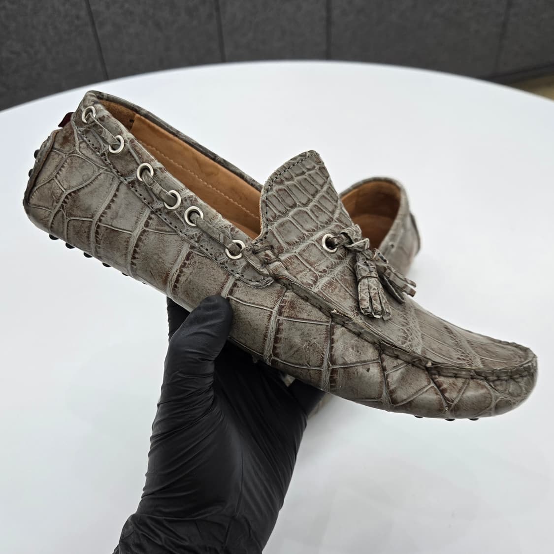 키톤 KITON 엘리게이터 악어 로퍼 7사이즈 상품이미지3