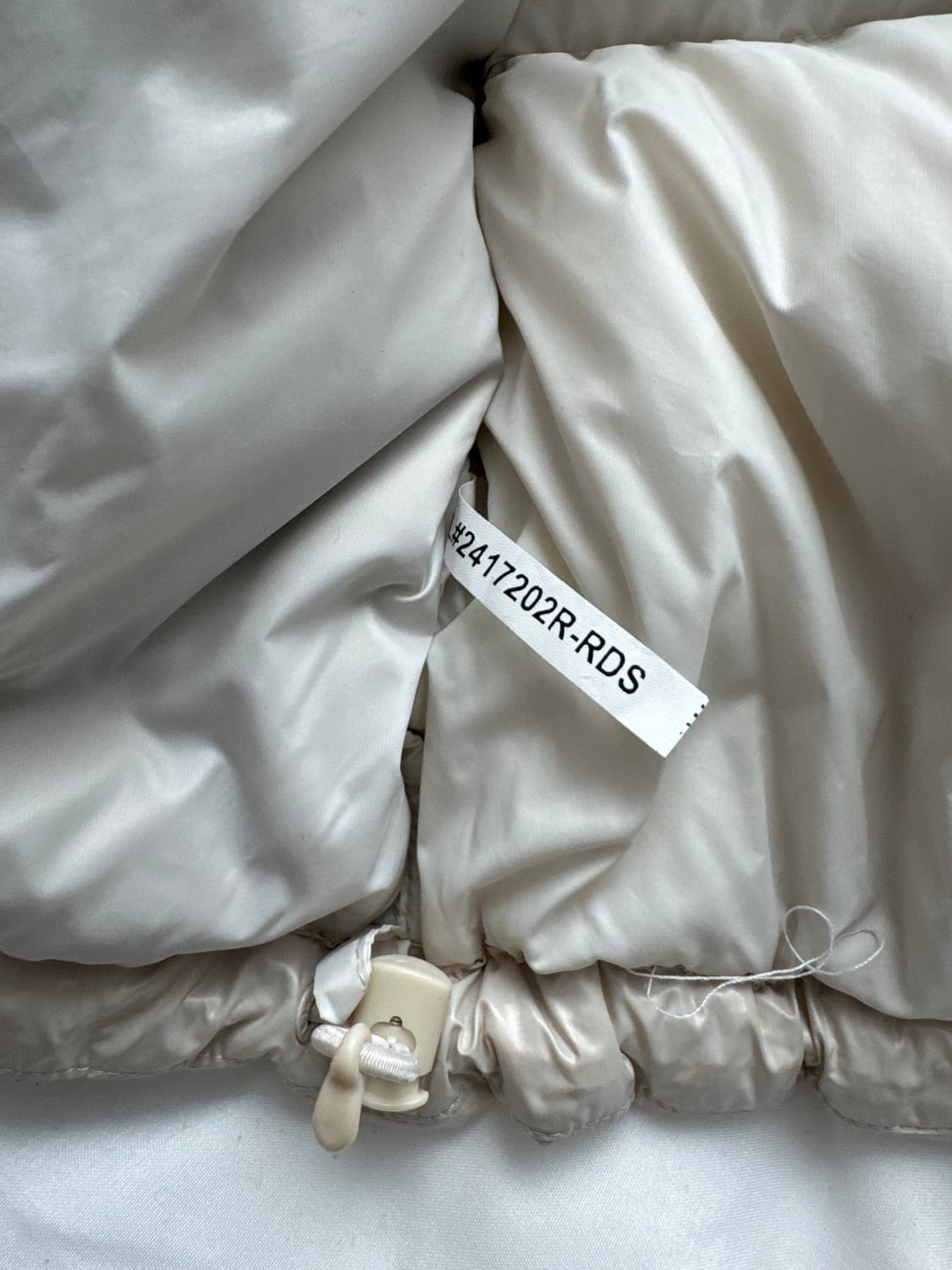 (W) 노스페이스 화이트 라벨 노벨티 눕시 다운 자켓 크림 베이지 상품이미지8