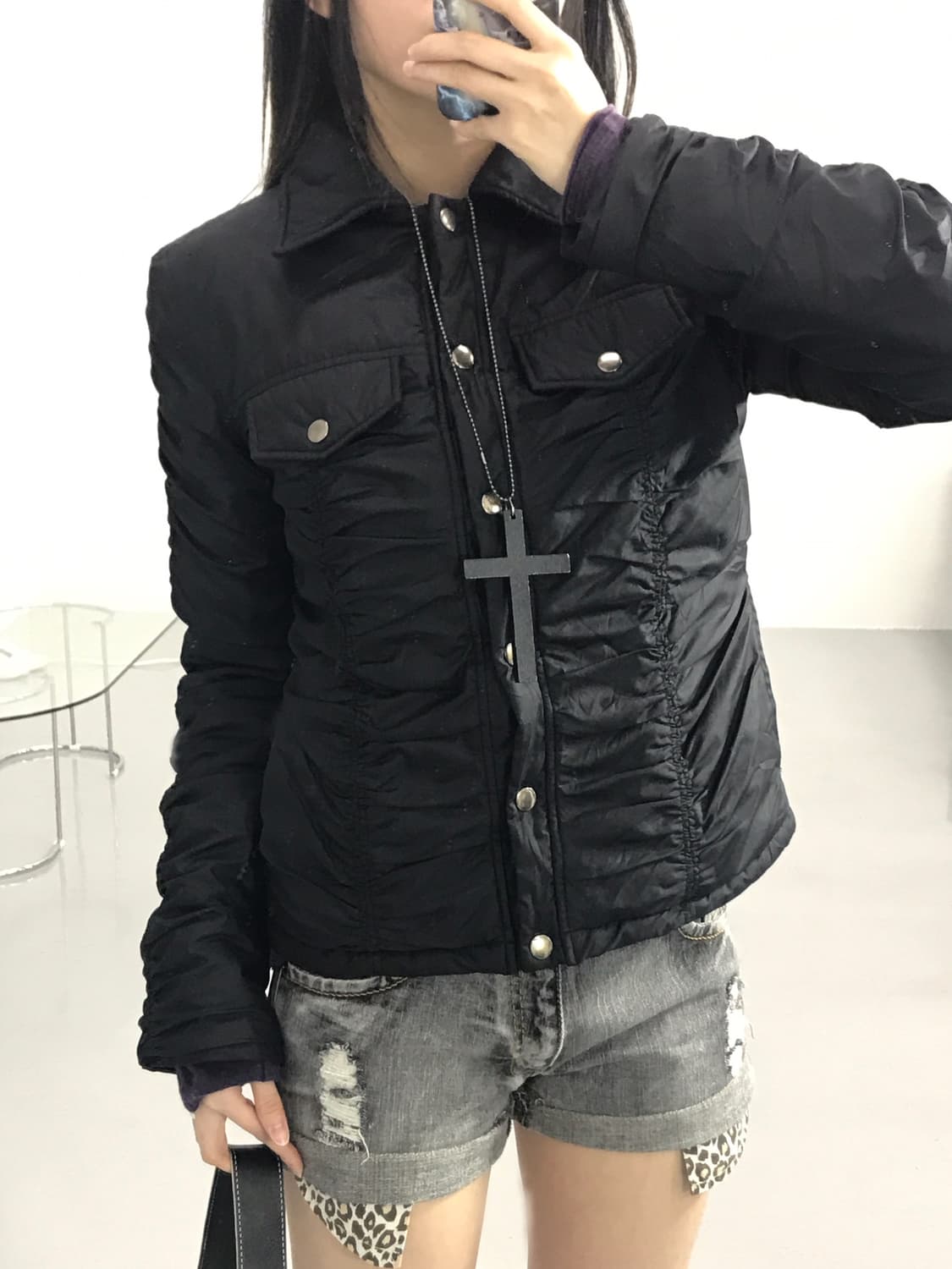 Ketty Poly Shirring Jackets 상품이미지3