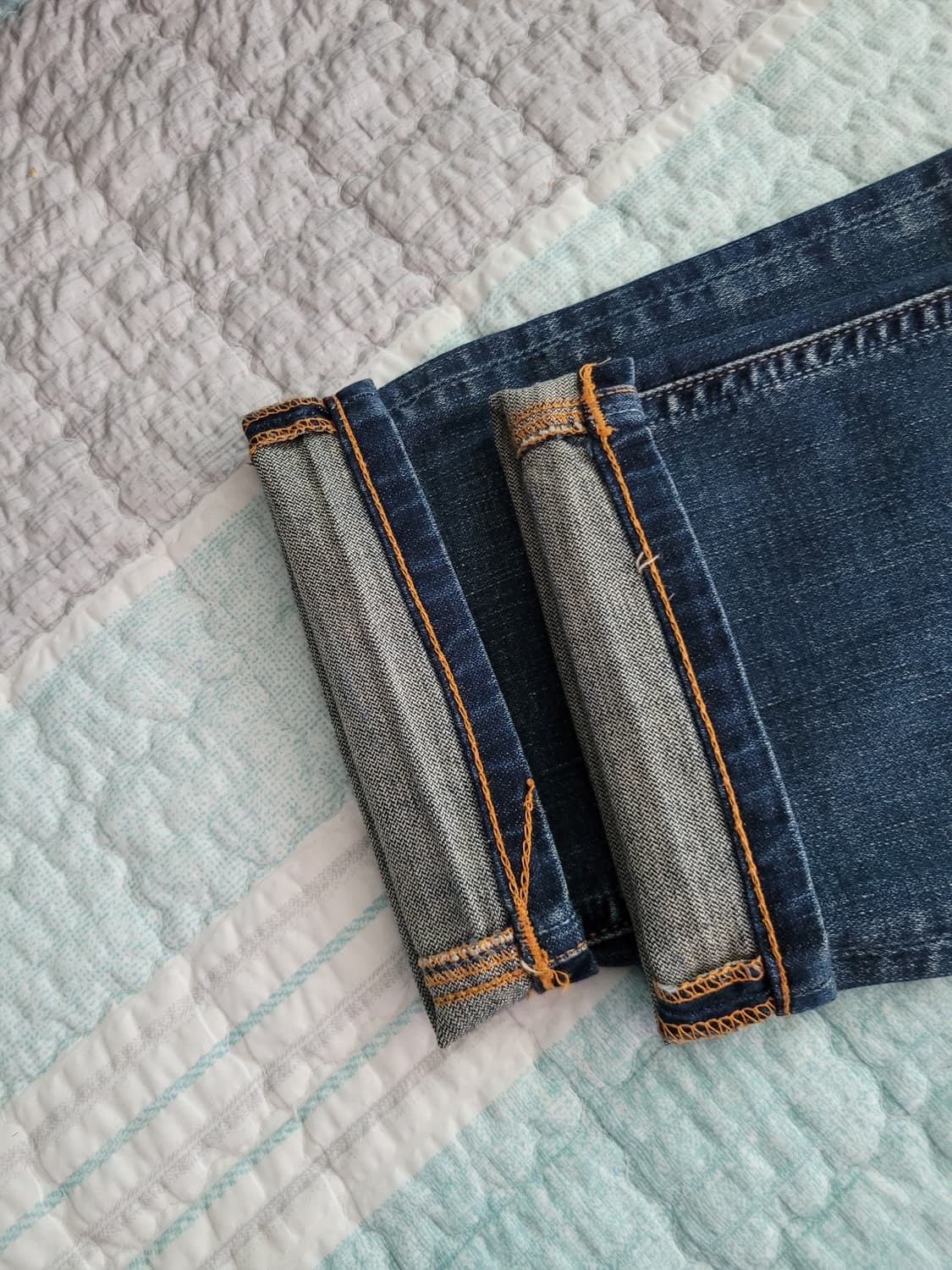 누디진 nudie jean 씬핀 오스카 원 다크 중청 슬림 32사이즈 상품이미지8