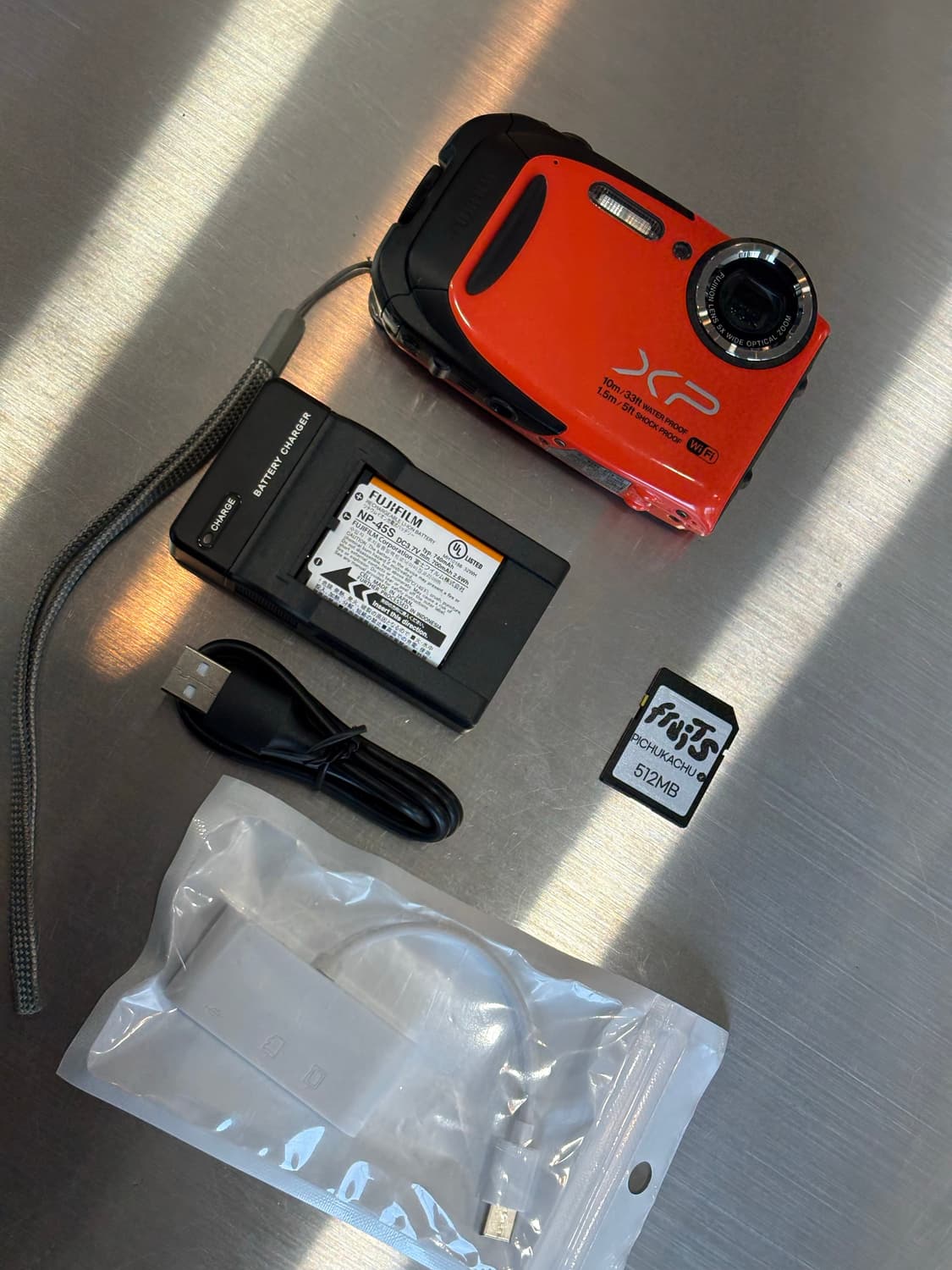 한글/날짜표시)후지필름 파인픽스 xp70 오렌지 빈티지디카 상품이미지2