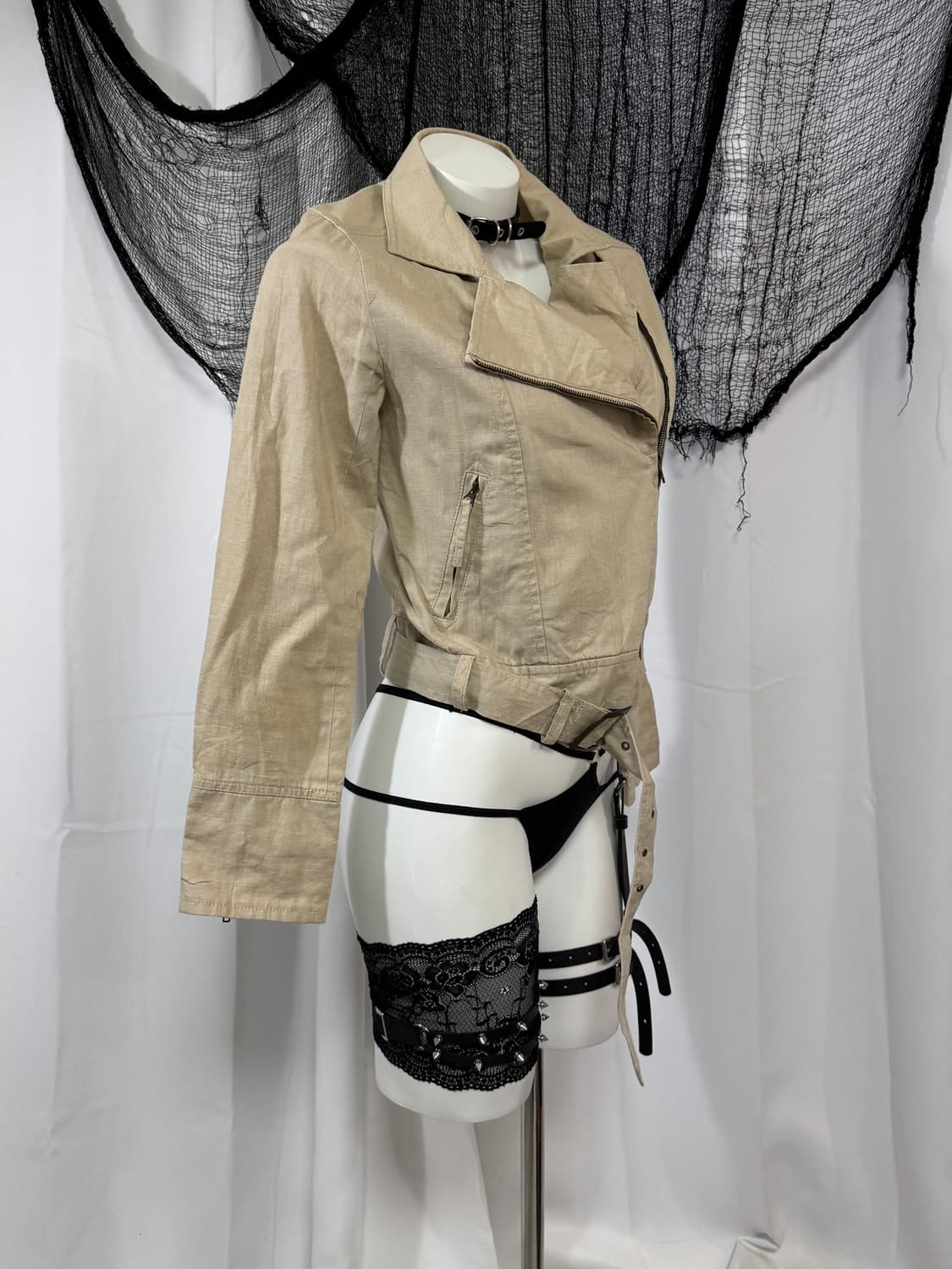 bejge zipper jacket 상품이미지2