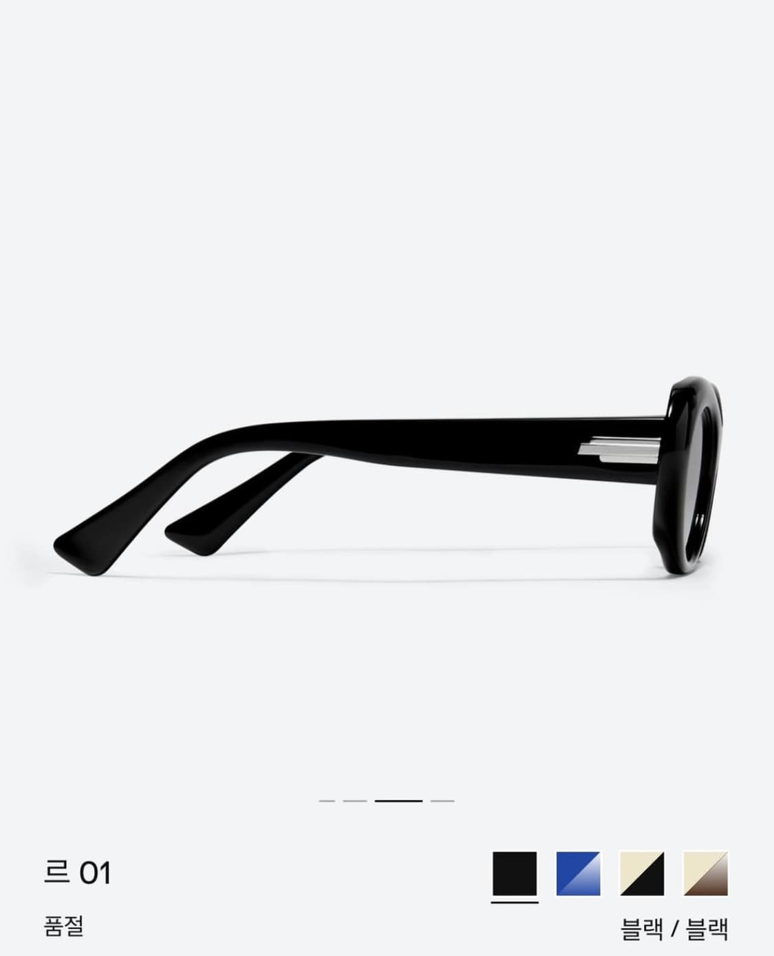 젠틀몬스터 LE 01 블랙 선글라스 상품이미지3