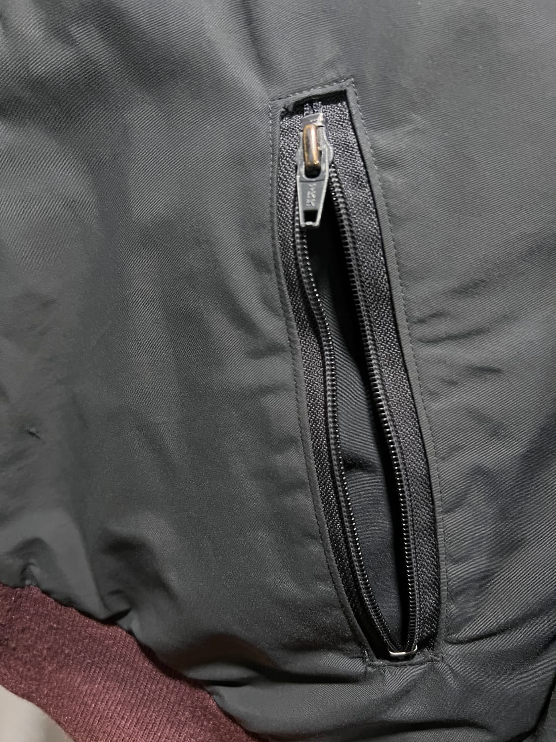 [XL]90's 엘엘빈 USA 차콜그레이 플리스 웜업 자켓 상품이미지5