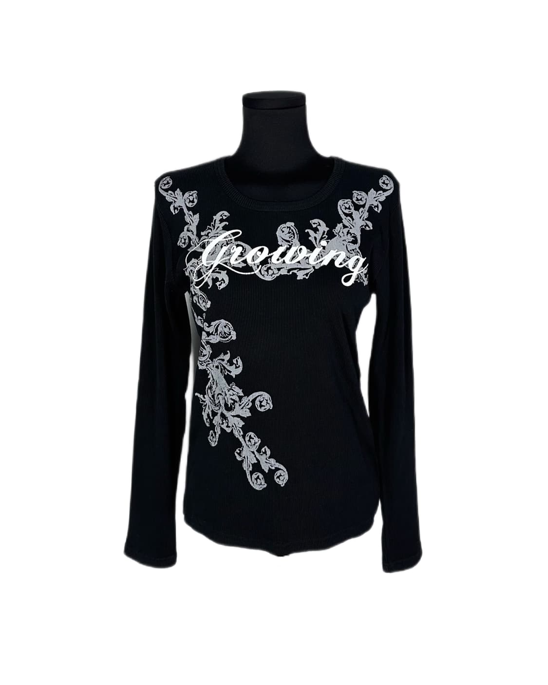 growing printing ribbed t-shir 상품이미지2