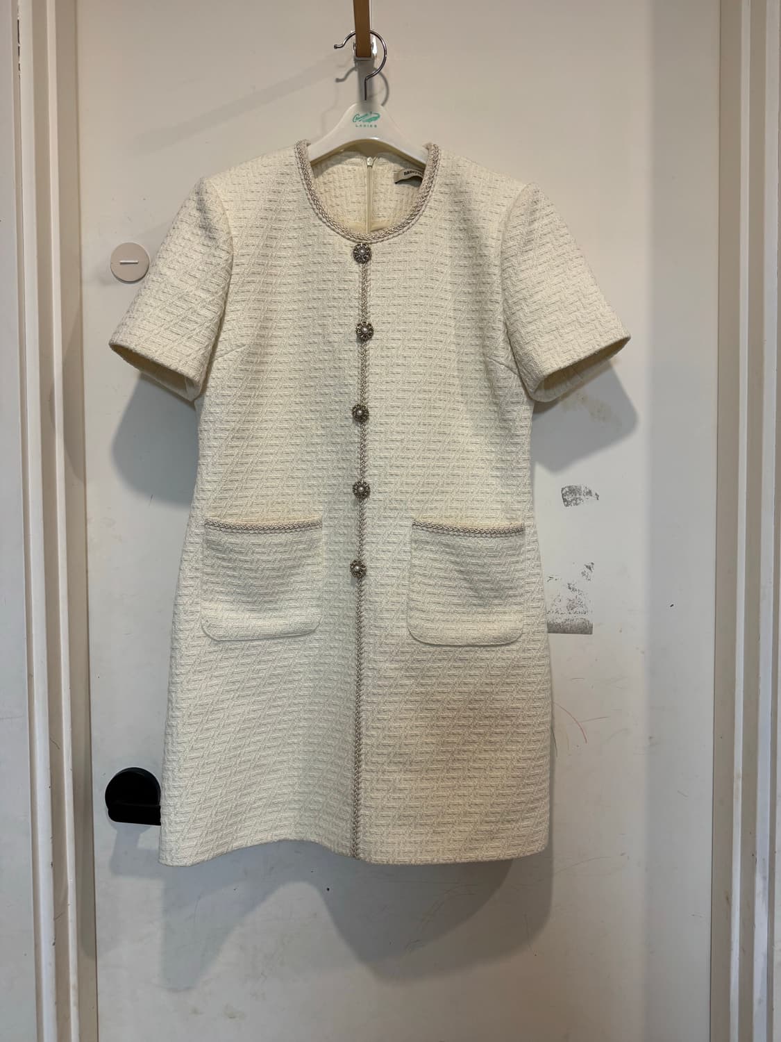 낸시렐라 반필 트위드 원피스 상품이미지1