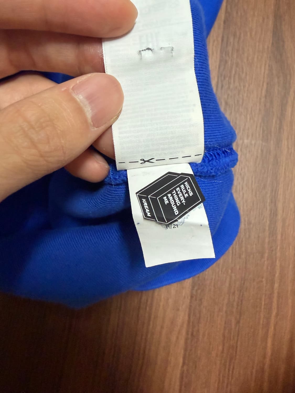 이지 갭 후드 블루 상품이미지7