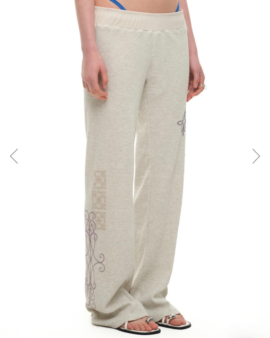 (새상품) 투머치택스 slim fit waffle pants 상품이미지4