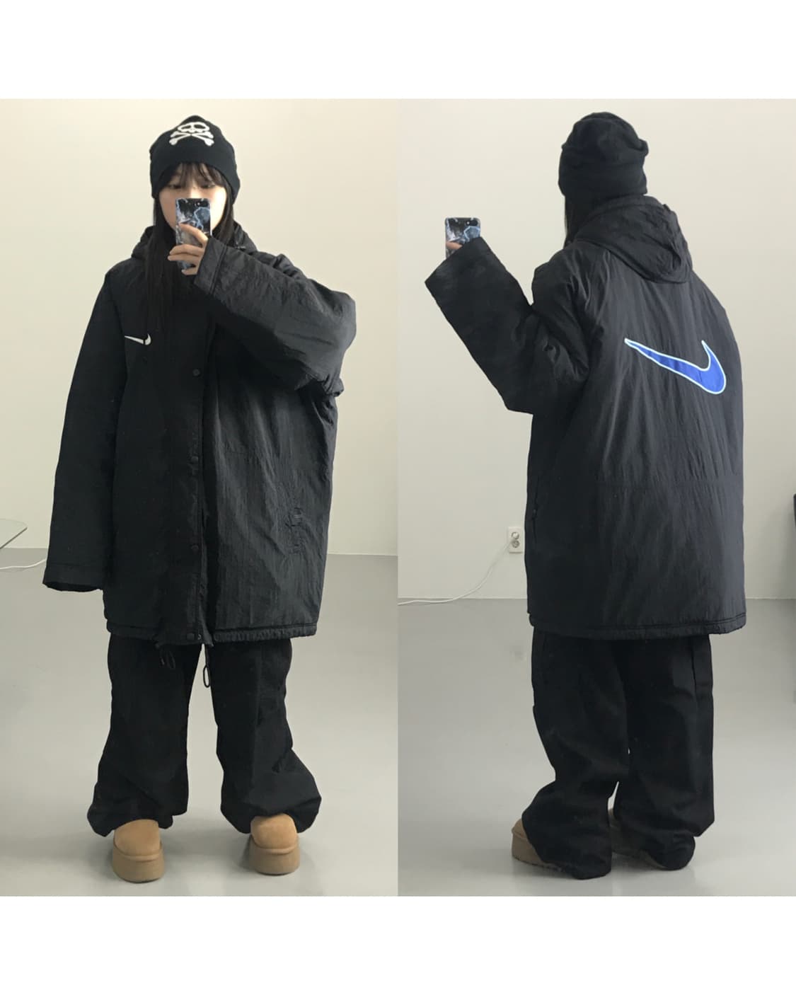 90's 나이키 올드스쿨 빅스우시 자켓 상품이미지1