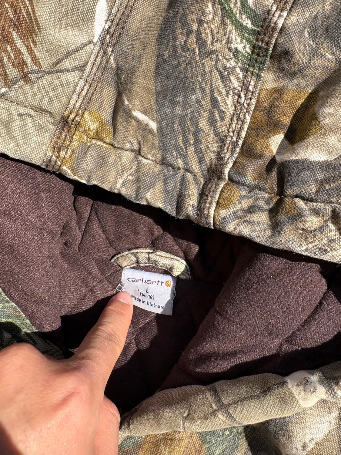 칼하트 리얼트리 덕액티브 자켓 상품이미지3