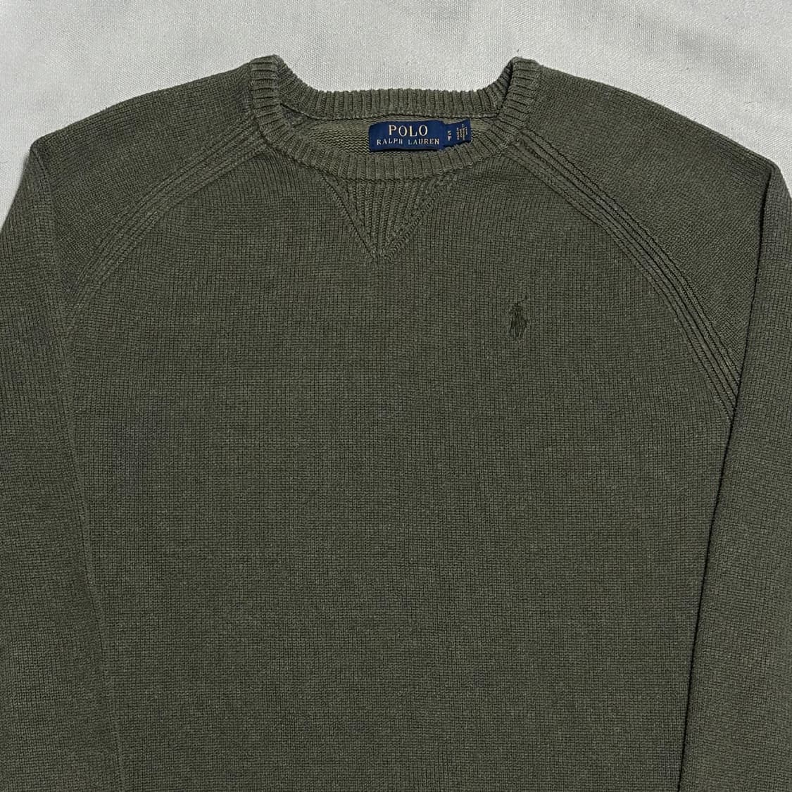 S 폴로랄프로렌 카키 코튼 니트 상품이미지1
