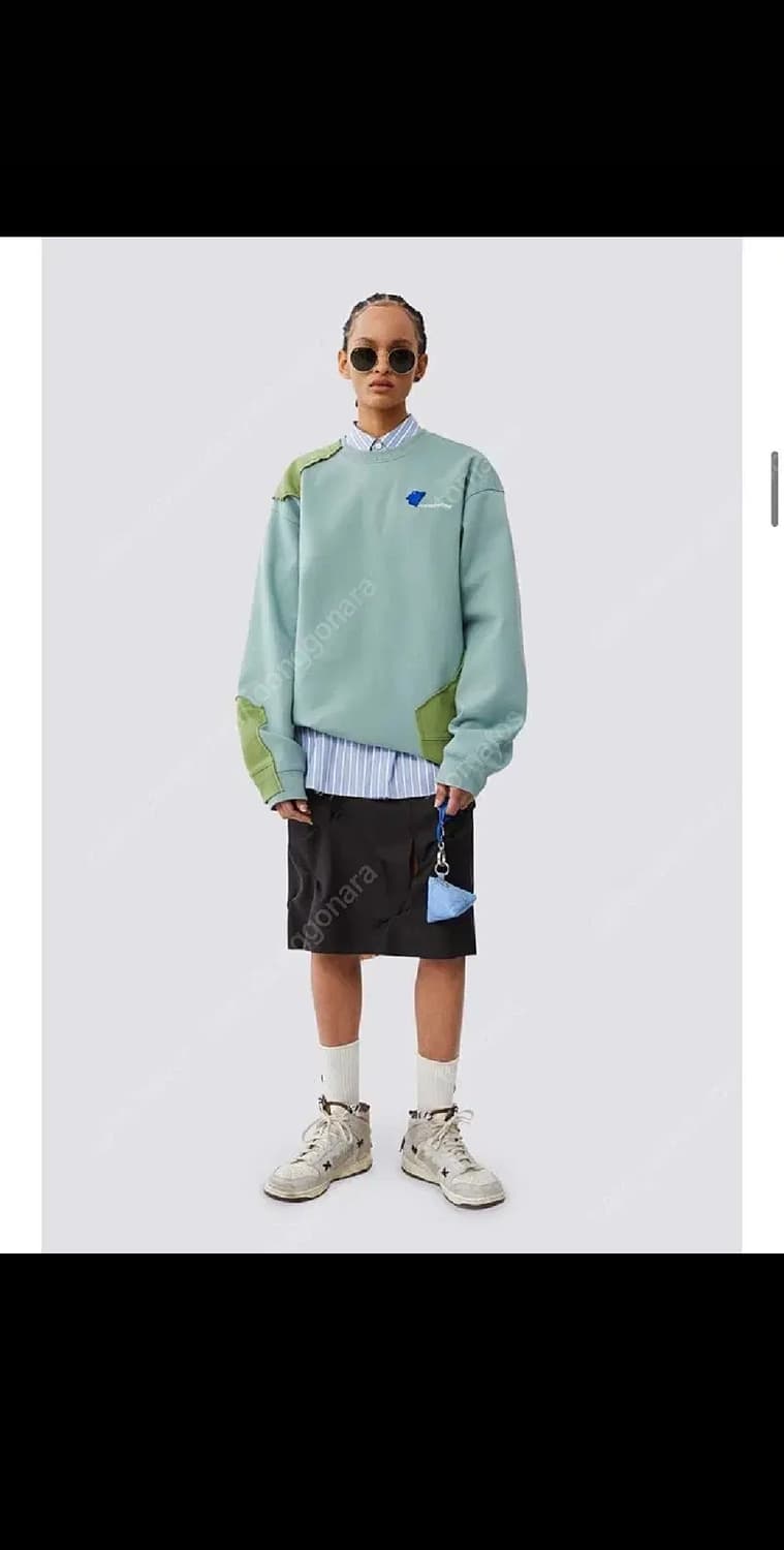 [[사이즈 A2]@ 아더애러(ADER ERROR) 트란 크루넥 맨투맨 상품이미지1