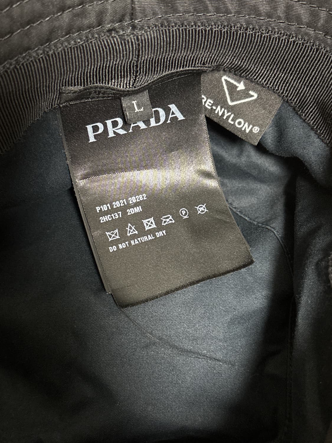 [L] 프라다 리나일론 버킷햇 상품이미지3