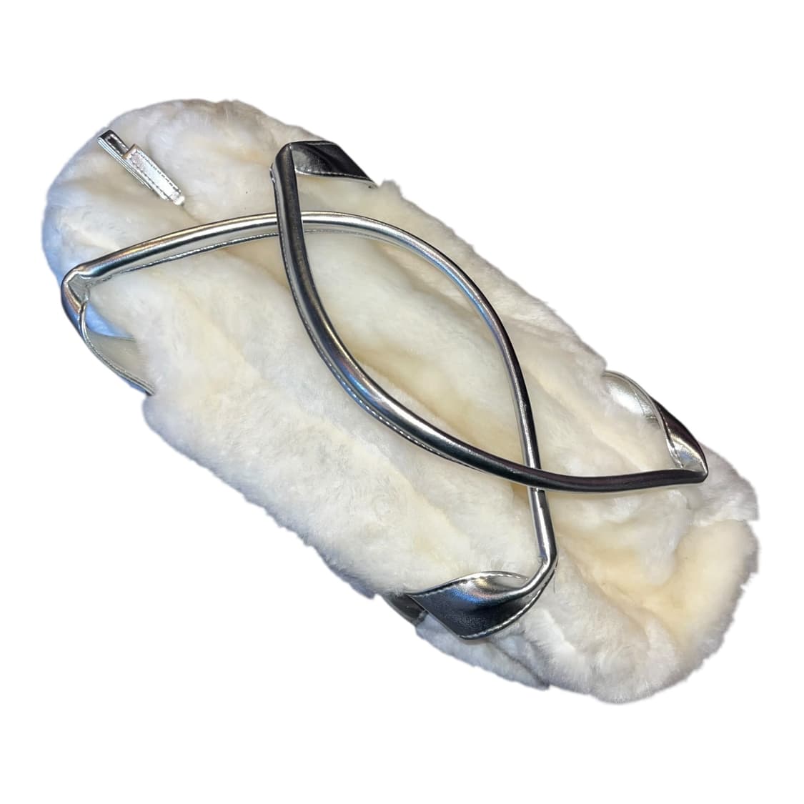 TRALALA 트랄라라 화이트 퍼 가방 키치갸루y2k 상품이미지3